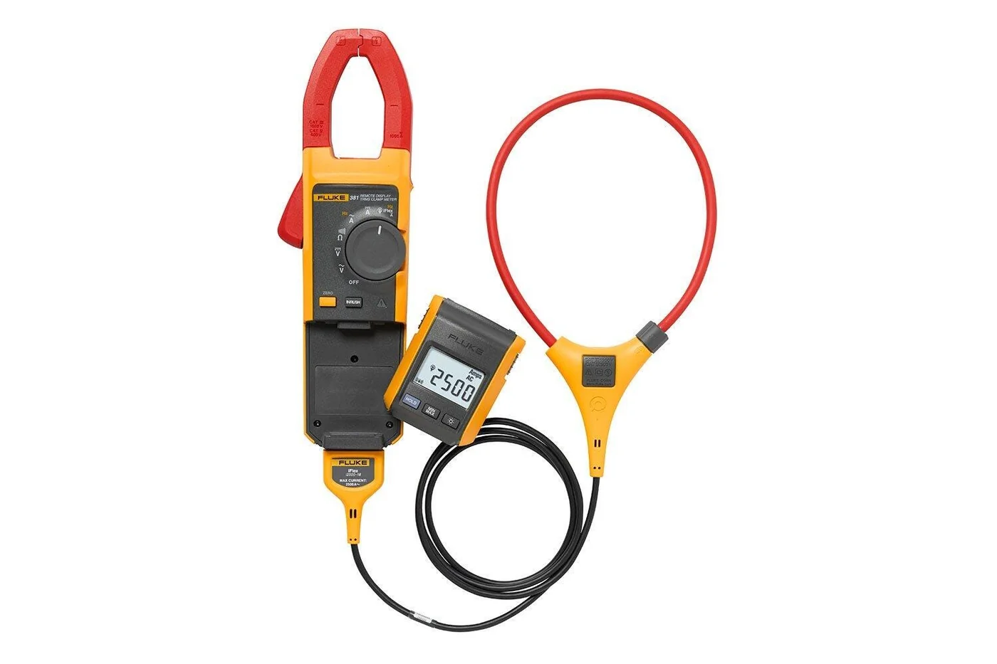 FLUKE 381/E Clamp Meter Removable Face