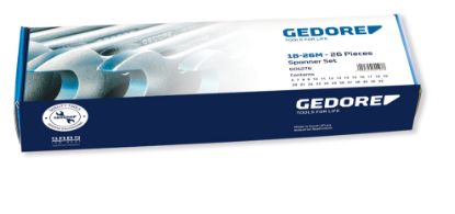 GEDORE 1B/26M Combination Spanner Set 6-32mm (601276)