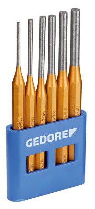 GEDORE 2116 Pin Punch Set 6pc 3-8mm (8757670)