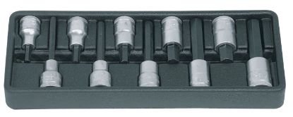 GEDORE IN19 PA-5D 1/2" Allen Key Skt Set 1/4-9/16" (617458)