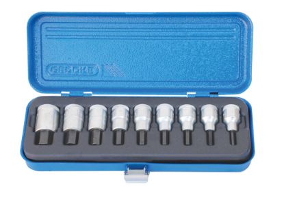 GEDORE IN19 PM-9 1/2" Allen Key Skt Set 5-17mm (615625)