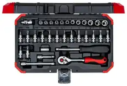GEDORE RED R4900-3033 1/4" Skt Set 33pc 4-13mm (3300051)