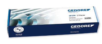 [G10317] GEDORE 1B/017A Combination Spanner Set 1/4-1.1/4" (601209)