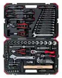 [GR2140] GEDORE RED R4600-3100 1/4"+1/2" Skt Set 100pc (3300063)